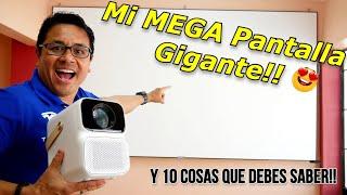 10 Consejos IMPRESCINDIBLES antes de comprar un Proyector!! ..y Mi MEGA Pantalla!!