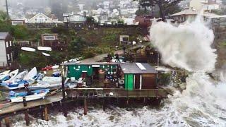 Storm Surge at Linda Mar 1/5/23