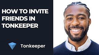 how to invite friends in tonkeeper