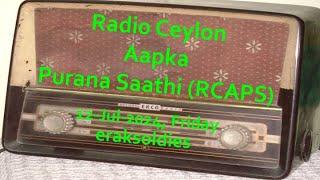 Radio Ceylon 12-07-2024~Friday~02 Vadya Sangeet -