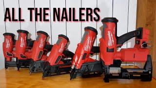 ALL Milwaukee M18 Nailers and Milwaukee M18 Staplers in One Video Is This the BEST Range of Nailers?