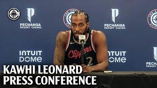 Kawhi Leonard - Media Day 2024 Press Conference  | LA Clippers