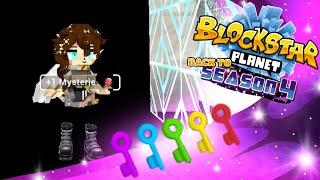 Blockstarplanet Back to Season 4 All Keys & Mystery Crystal (May 31st 2024)