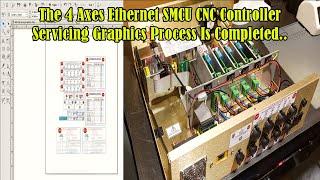 The 4 Axes Ethernet SMCU CNC Controller Servicing Graphics Process Is Completed..