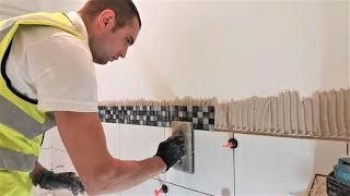 How to Tile a Toilet / Tilling in Betford / Tiler Turcan