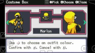 Obtained Marlon's outfit. Pokemon Unbound.