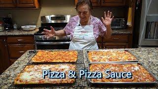 Italian Grandma Makes Pizza and Pizza Sauce