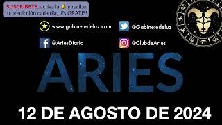 Horóscopo Diario - Aries - 12 de Agosto de 2024.