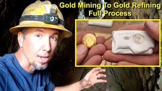 Gold Mining, Gold Milling, & Gold Refining: The Full Process