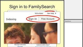 Basic Series: Part 1 - Getting Started with FamilySearch Family Tree - James Tanner