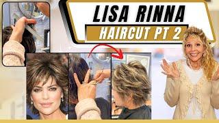 Reveal Lisa Rinna Haircut Part 2 Hacks Now Tutorial By Coach Kimmy