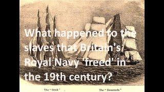 How did Britain’s Royal Navy go about abolishing the slave trade in Africa?