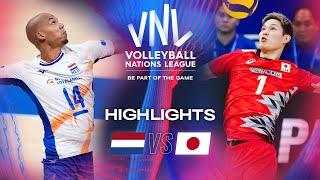  NED vs.  JPN - Highlights | Week 3 | Men's VNL 2024