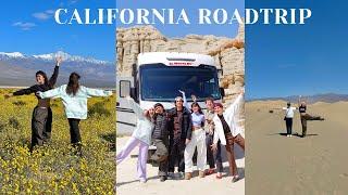 CALIFORNIA ROAD TRIP! 7 days in an RV with my best friends | Yosemite, Red rocks & Death valley