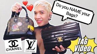 TAG VIDEO: LUXURY BAGS that I have GIVEN NAMES & Why. From CHANEL + LOUIS VUITTON + COACH