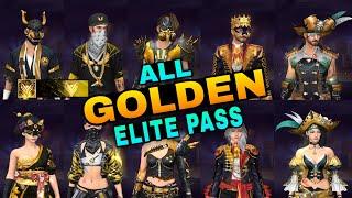 FREE FIRE ALL GOLDEN ELITE PASS || ALL GOLDEN ELITE PASS BUNDLE FREE FIRE | FF ALL GOLDEN ELITE PASS