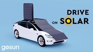 Forget Public Charging! Power Your Electric Car with the SUN | GoSun