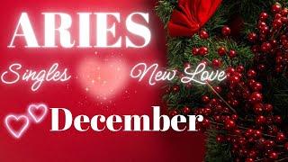 ️ ARIES ~ SINGLES ️ New Love Tarot Reading DECEMBER 2024