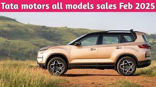 Tata motors all models sales in February 2025 | Model wise sales Tata motors