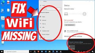 Fix WiFi Not Showing in Settings On Windows 10 | Missing WiFi Fix [SOLVED]