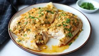 Garlic Butter Baked Tilapia