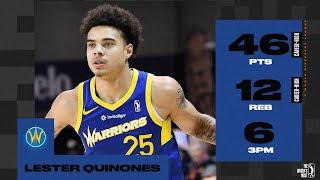 Lester Quinones Goes Off For a CAREER-HIGH 46 PTS & 12 REB in Thriller Over Stars