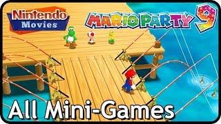 Mario Party 9 - All Mini-Games (2 Players, Master Difficulty)