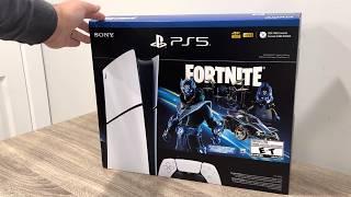 PS5 Slim Fortnite Bundle Unboxing! Black Friday Deal