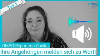 Wie fühlen sich Angehörige von Menschen mit MS? Annika findet es heraus!