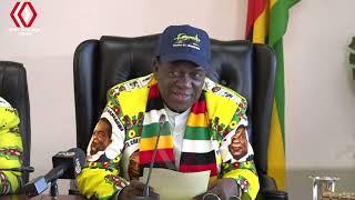 PRESIDENT MNANGAGWA Addresses Zanu Pf's 381th Ordinary Politburo Session.