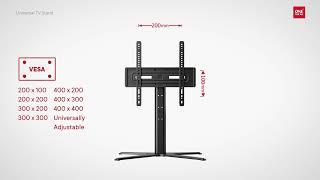 One For All WM4471 TV Stand How to install instruction video Solid