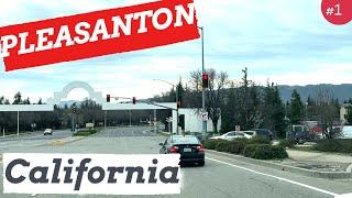 PLEASANTON CALIFORNIA, DASH CAM, DRIVING TOURING VIDEOS, USA