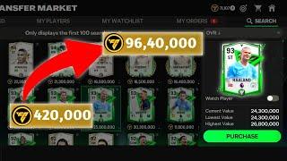 HOW TO MAKE MILLIONS OF COINS EASILY (GUARANTEED)  IN FC MOBILE 24