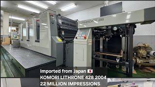 KOMORI L 428 2004 22 MILLION IMPRESSIONS ONLY