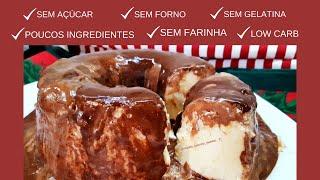 DELÍCIA SEM AÇÚCAR, Poucos Ingredientes, Sem Forno, Poucos Carboidratos, Fácil ! Low Carb