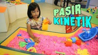 Pixel main Pasir Kinetik warna-warni | Pasir Ajaib | Kinetic Sand | Mainan edukatif Play Sand