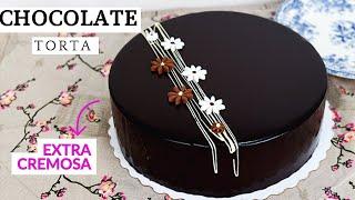 TARTA DE CHOCOLATE HÚMEDA Y ESPONJOSA | con glaseado espejo | LaDulcepedia