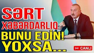 Prezidentdən sərt xəbərdarlıq - Bunu edin! - Yoxsa... - Gündəm Masada - Media Turk TV