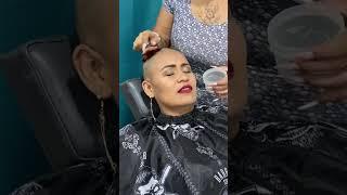 shaved eyebrows   #haircut #cortedepelo #barberette #rapada #shave #shavehead #ladybarber