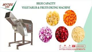 High Capacity Dicing Machine | Commercial Vegetable Dicer | Vegetable Cubing Machine