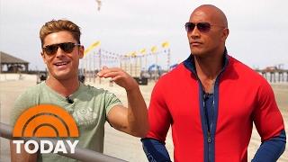 Join Dwayne ‘The Rock’ Johnson, Zac Efron On The Set Of ‘Baywatch’ Reboot | TODAY