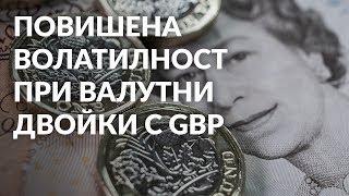 Повишена волатилност при валутни двойки с GBP