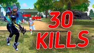 SOLO VS SQUAD || 30 KILLS !!! FULL RUSH GAMEPLAY WITH SPEED + ACCURACY || UNSTOPPABLE || FF INDIA