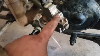 Yamaha Blaster Idle Screw Location (Without TORS Delete)