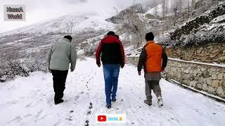 Winter in 2022 | Snow falling | Hunza Valley Gilgit-Baltistan