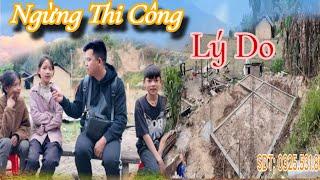 NÓNG..! NGÔI NHÀ MƠ ƯỚC 3 ANH CHỊ EM TẠM NGỪNG THI CÔNG VÌ LÝ DO GÌ..?