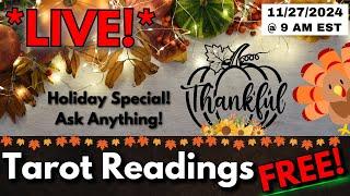 FREE Live Psychic Tarot Card Readings! Gratitude! ️ Holiday