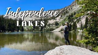 Hiking to Independence Lakes in Albion, Idaho || Exploring Idaho Lakes || Backpacking Idaho