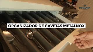 Perfil Organizador de Gavetas - Metalnox Ferragens