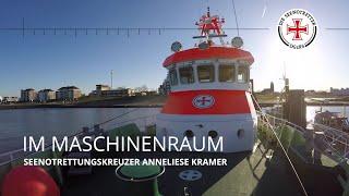 Im Maschinenraum des Seenotrettungskreuzers ANNELIESE KRAMER